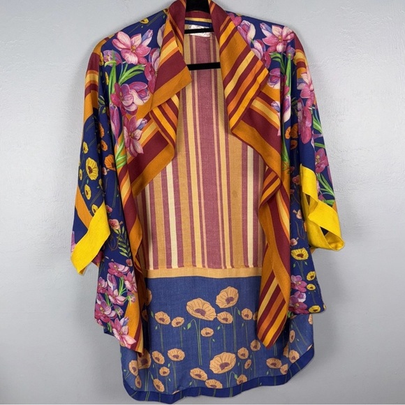 Free People Beach Comber Print Swim Cover Up Women’s All Tous (OS) - Picture 2 of 6